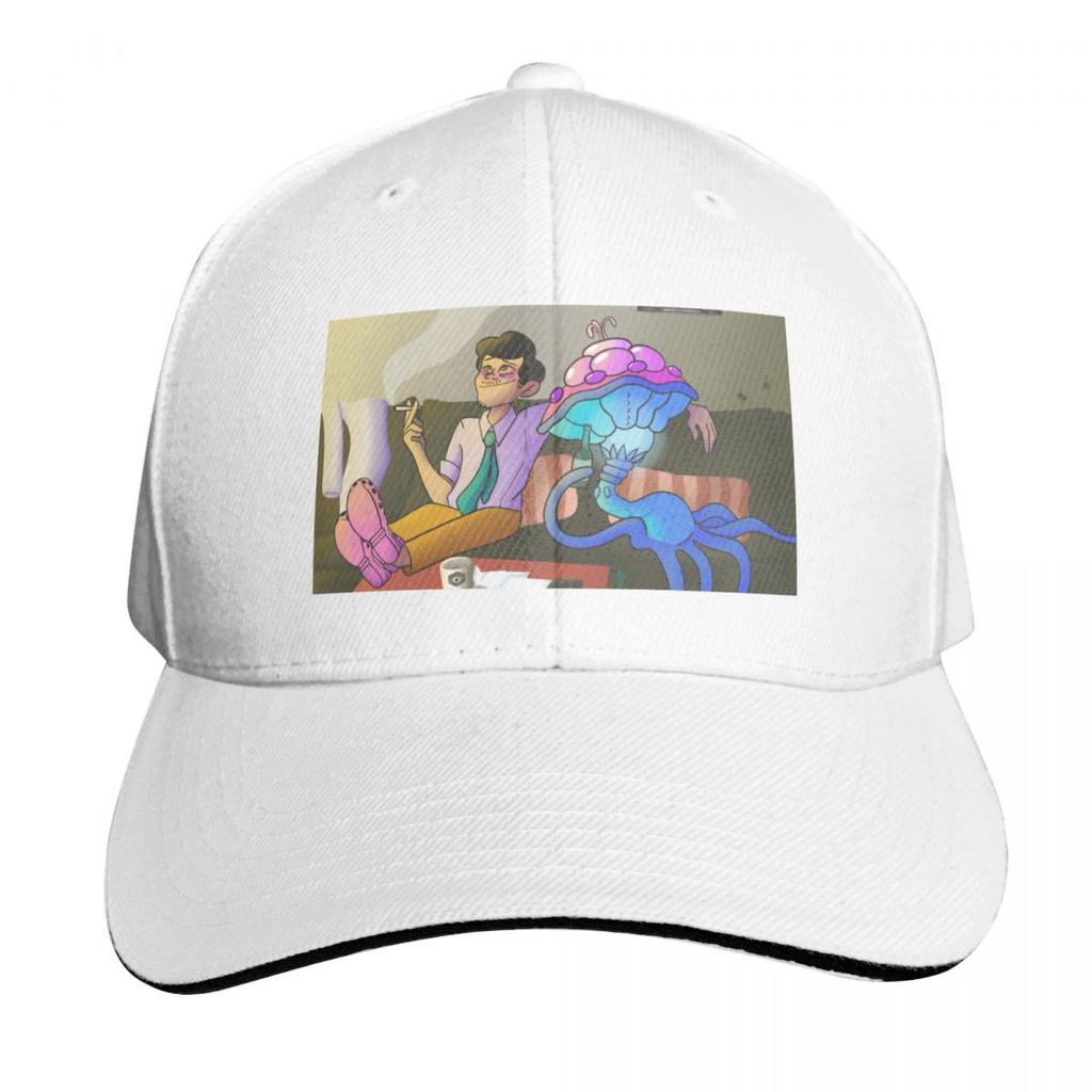 Myc and Andre Inside Job Netflix Baseball Cap Hat Unisex For The Sun Golf Cap Christmas Hat Hard Hat Womens Beach Unisexs