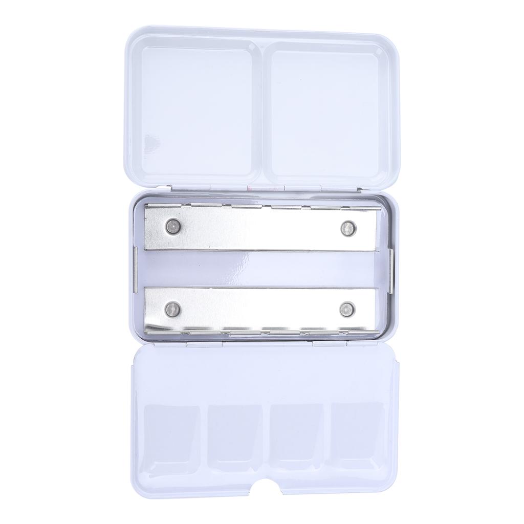 Paint Box Iron Multicolored ThreeFolding Portable Watercolor Packaging Pigment Case