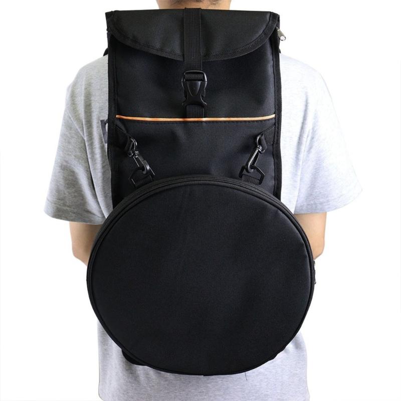 Practical Dumb Drum Backpack Waterproof Design Adjustable Shoulder Strap Oxford Fabric Texture for Easy Carrying