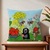cartoon mMole cushion cover For Pillow kKrtecek Printing Sofa Decoration Home Car Room Coffee Shop Office Nordic Simplicity