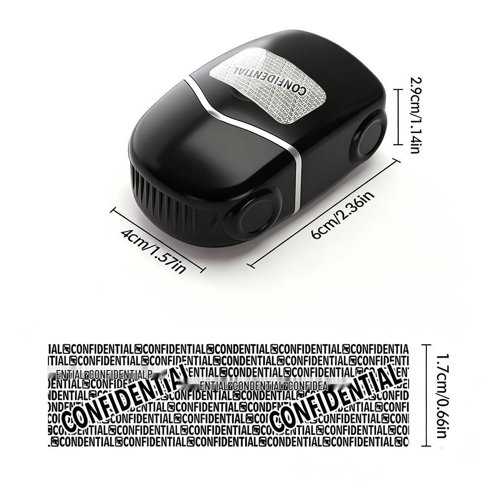 Compact Roller Stamp: Light-Sensitive, Anti-Counterfeit, Identity Protection Tool for Secure Cross-Border Use