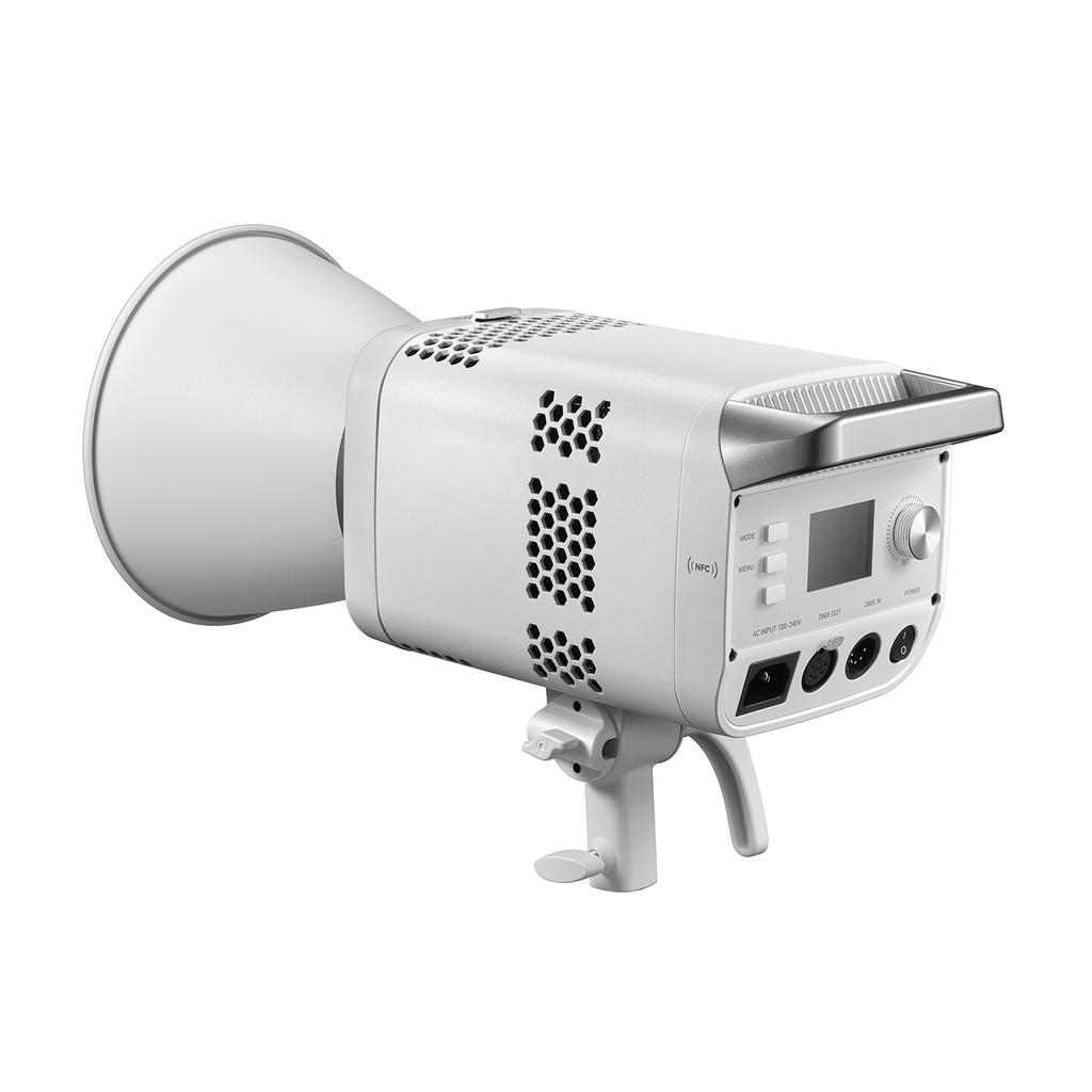LE200D COB LED Photography Light 220W, DMX Bluetooth Control, 5600K Color Temperature, NFC Paring, Cooling Fan for