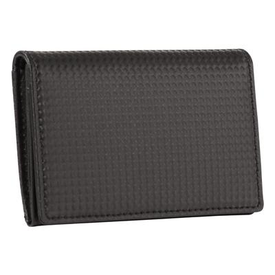 Business Card Holder Schatten 0705 Neu Interesse Schatten Card Case Cowhide Genuine Leather Hybrid Leather Water Repellent Black X Black