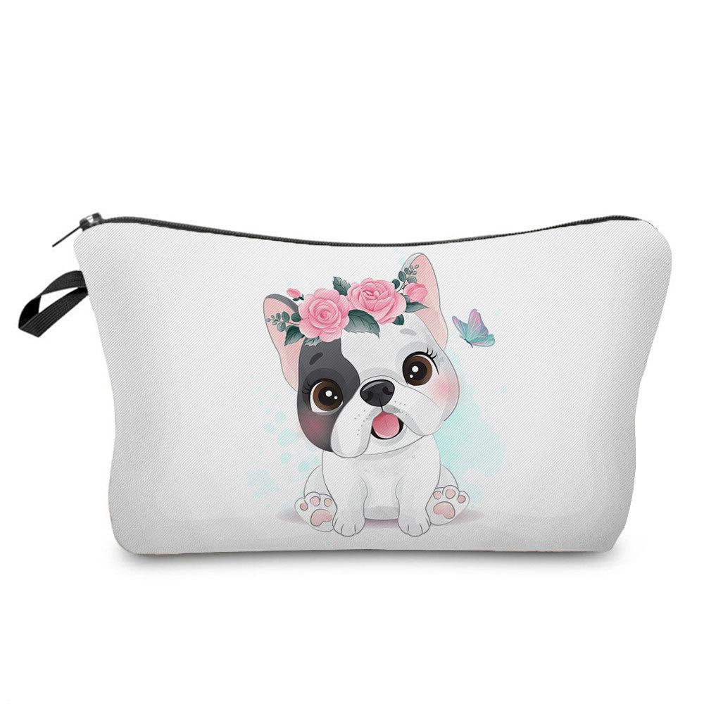 Women Animal Print Cosmetic Bag Toiletries Organize Travel Storage Case 6763