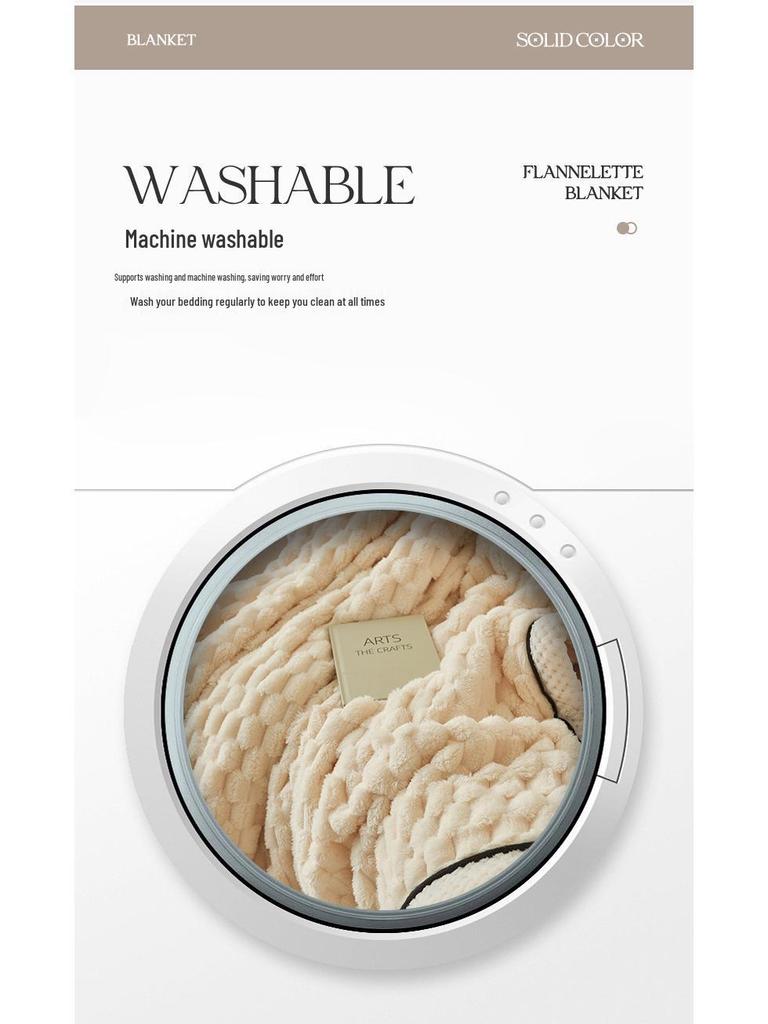 Doppellagige verdickte Winter Schildkröten Samt Korallenfleece Decke