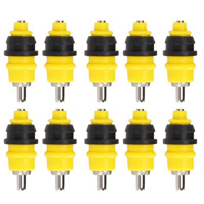 10PCS Steel Ball Automatic Nipple Drinking Fountain Ball Valve Type Poultry Dinkers
