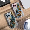 Mechanical device black For IPhone 16 Pro Max 15 Pro 14 13 12 Mini 11 XS Max XR 7 8 Plu SE 2022 Tempered Glass Phone Case