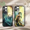 Funda de Teléfono para iPhone 17,16,15,14,13,12,11,Pro,Max,Plus,Mini,SE4,E Magnética Magsafe Carga Inalámbrica de Juego Xiao G-Genshin