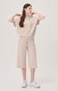 HUIT Ribbed Wide Fit 3/4 Length Pants Htwpn5I05T