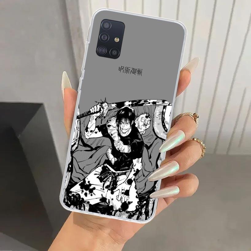 Jujutsus Fushiguro Toji Handyhülle für Samsung Galaxy A52 A32 A22 A12 A02S A50S A30S A10S Note 20 Ultra 10 Plus S10 A31 A20 A71