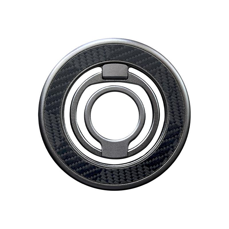 The Second Generation Three-fold Ring Vacuum Magnetic Mobile Phone Holder Kevlar Ring Buckle Is Suitable for Magsafe Portable.