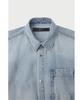 Iro Azuree Denim Long Sleeve Shacket Iqjcs26701Bul