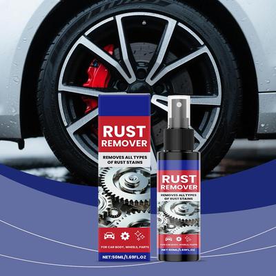 Spray de curățare a ruginii pentru mașini Spray dizolvant de rugină pentru suprafețe metalice Curățare caroserie auto Îngrijire auto Anti-spray Lustruire Coroziune Detaliu A1F2
