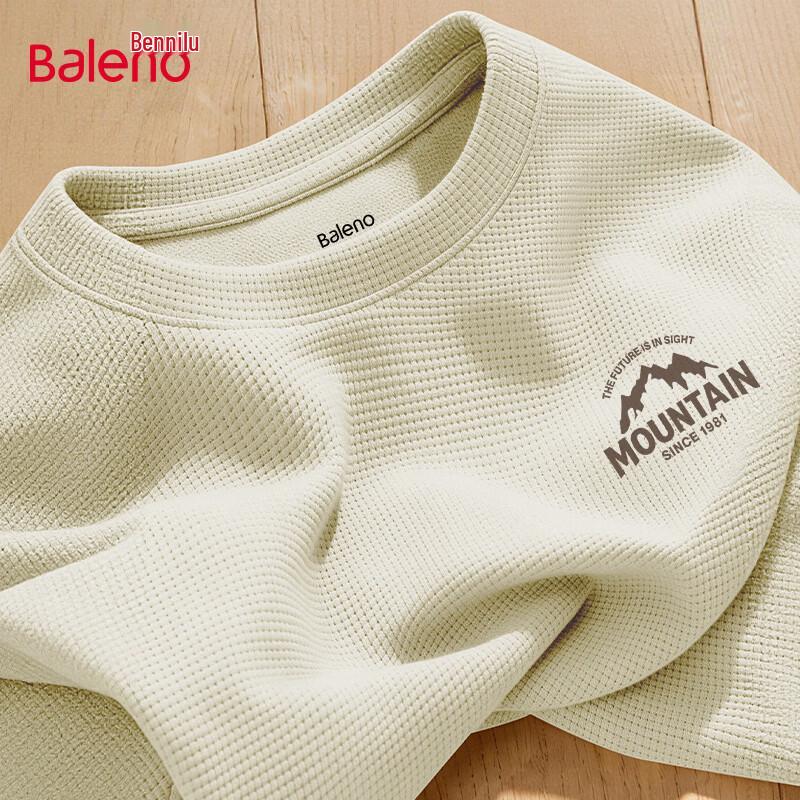 Baleno Men's Waffle Knit Short Sleeve T-Shirt