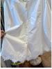 European Fashion Lace Hem Hooded Long Sleeve Women's Loose Shirt for Spring and Autumn