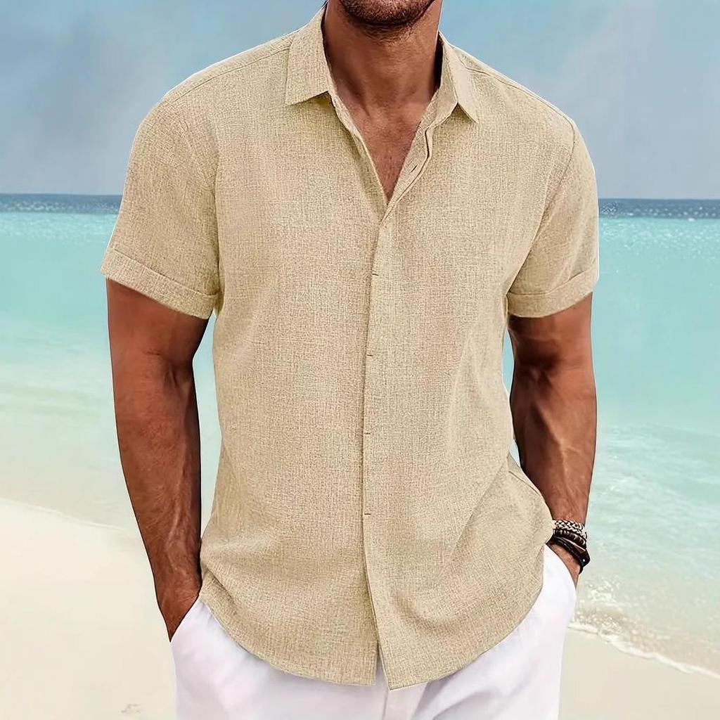 2024 Men's Summer 3D Printed Lapel Shirt