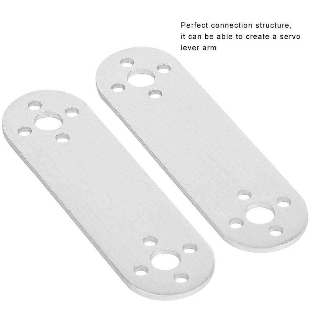 2Pcs Flat Brackets Aluminum Replacement Kits Fit for Tetrixrobotics Robot Accessories