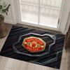 Tappeto in Velluto di Cristallo Design Manchester United Accogliente Non?Tappeto Stampato Antiscivolo per Camera da Letto Soggiorno Ingresso