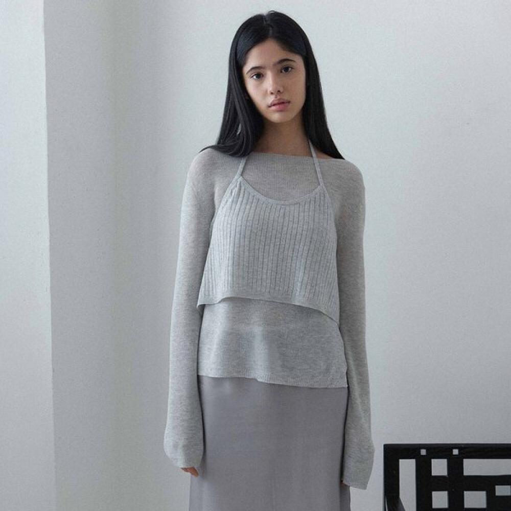 On On Bustier Layered Knit Nek6sp236