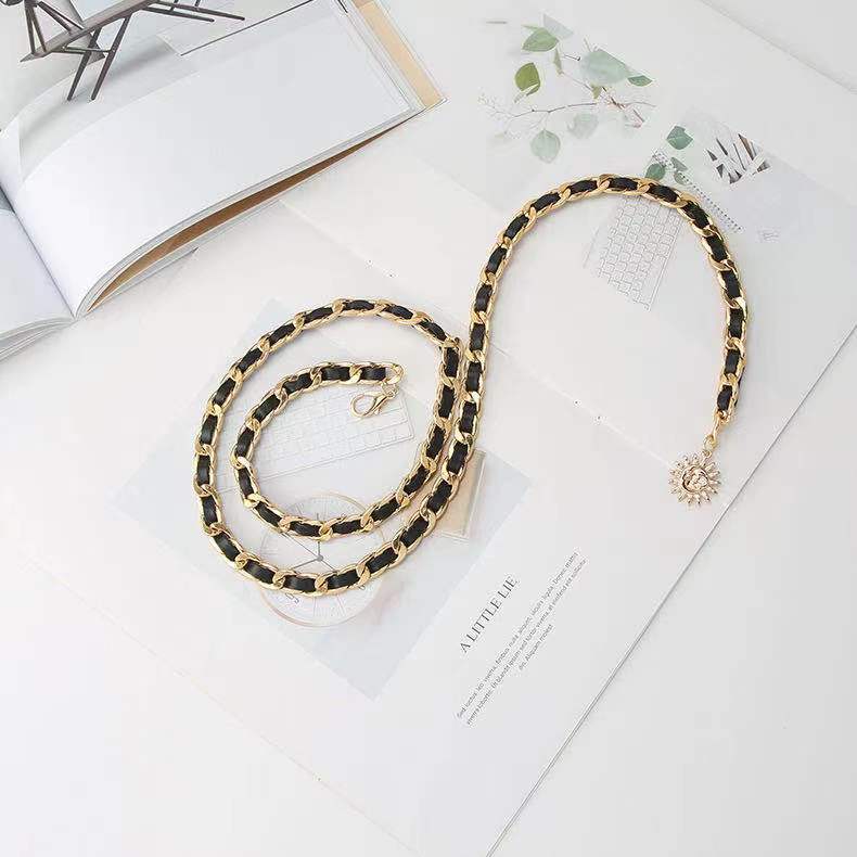 European and American Metal Chain Waist Chain Women's Skirt with Fashionable Decorative Chain Waist Decoration Versatile Ins Trendy Belt