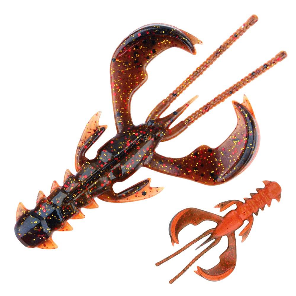 20pcs/box UV Active Fishing Lure Floating Agile Shrimp Lure Wobbler Soft Baits Octopus Fishing