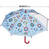 skater childrens umbrella 45cm paw patrol for 5-6 years old approximately 105-115cm elementary school students comes with a transparent window to ens