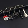 In Stock: Mixed Batch Metal Turbo Brake Transmission Wheel Hub Keychain with Activity Wrench