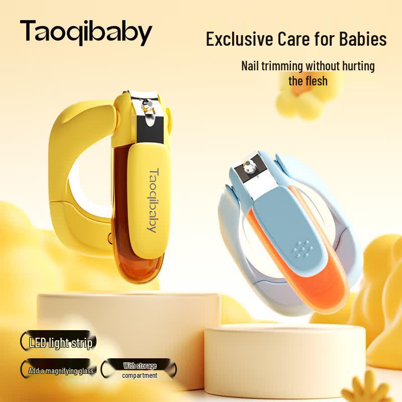 taoqibaby Luminous Magnifying Baby Nail Clippers