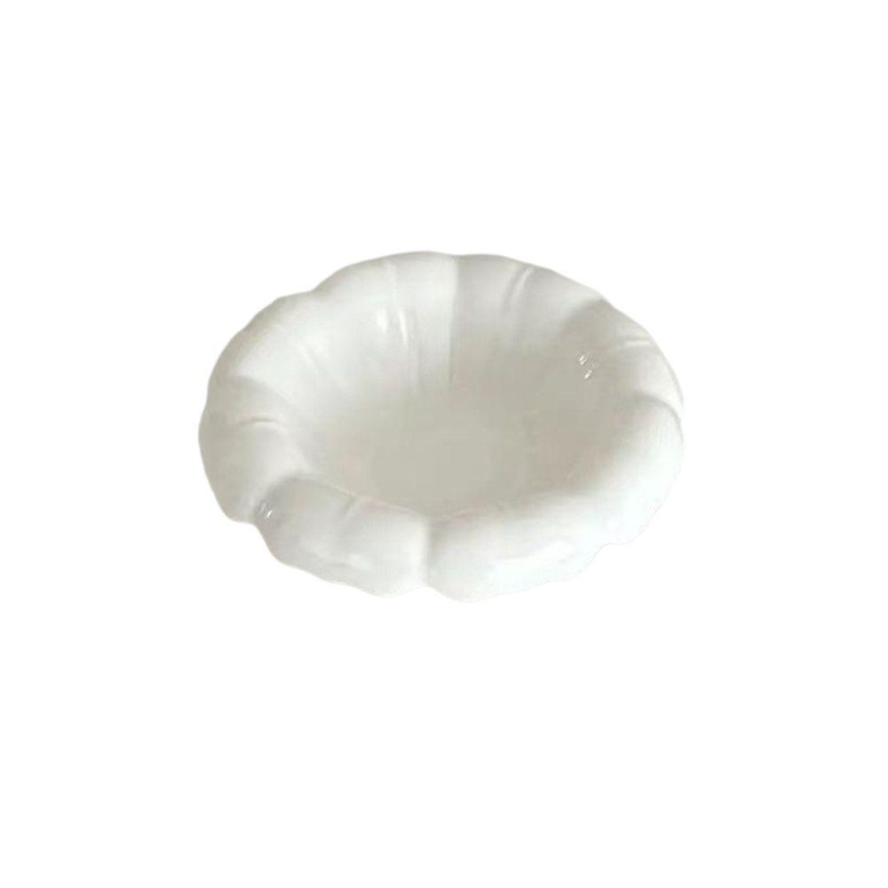 Nordic Flavor Ceramic Sauce Bowl Heart Flowers Shaped Snack Dip Cute Seasoning Plate  Snack Dip
