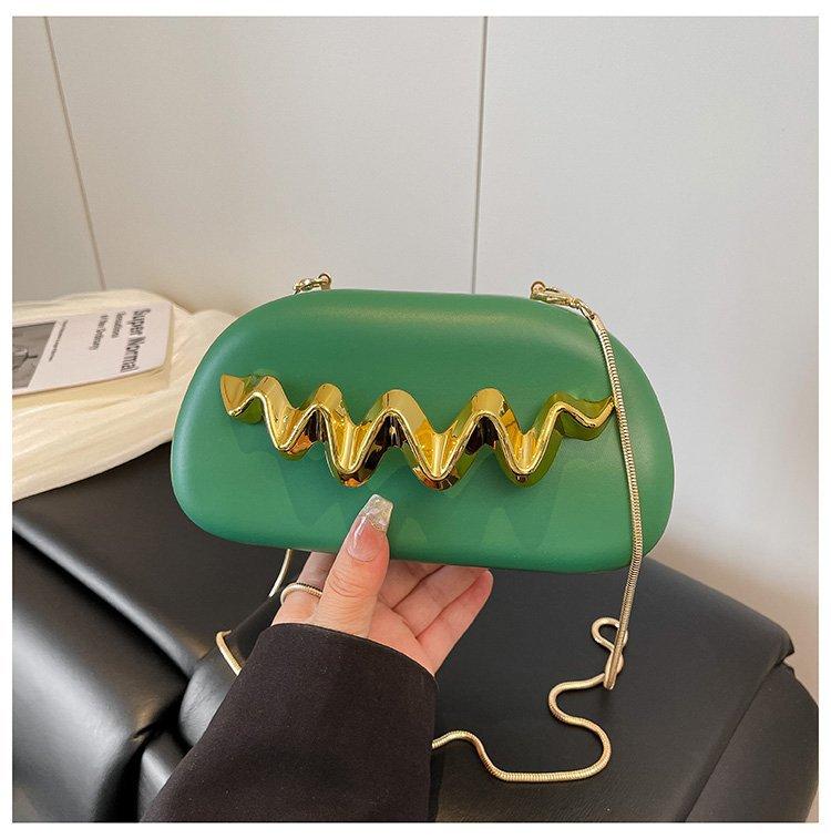 New Unique Design Women's Evening Bag - Cross-Border Euro-American Trend, Clutch Chain Shoulder Crossbody Phone Bag