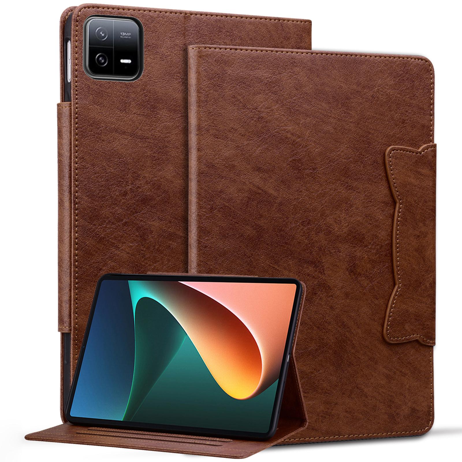 

For Xiaomi Pad 6/6 Pro Stand Case PU Leather Tablet Cover with Card Holder C