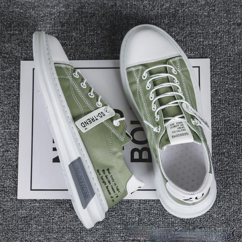 Men's Fashion Casual Canvas Shoes Breathable Comfortable Jogging Shoes Travel Shoes
