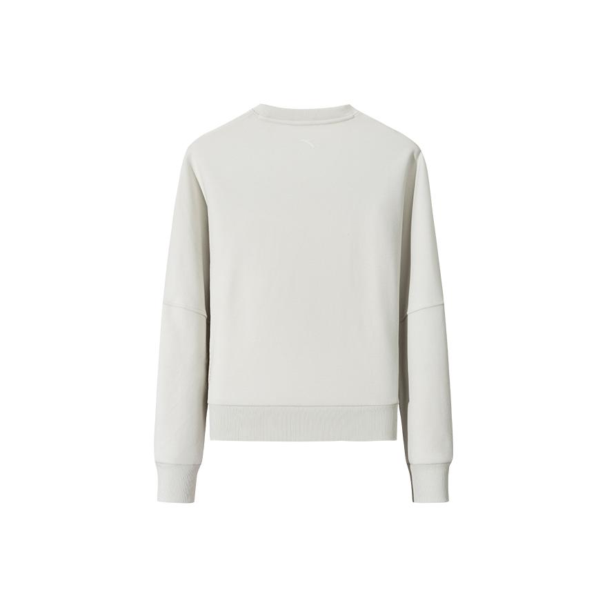 Anta Training Series Round Neck Soft Versatile Breathable Loose Sweatshirt Women Sweatshirt 162547709N-2