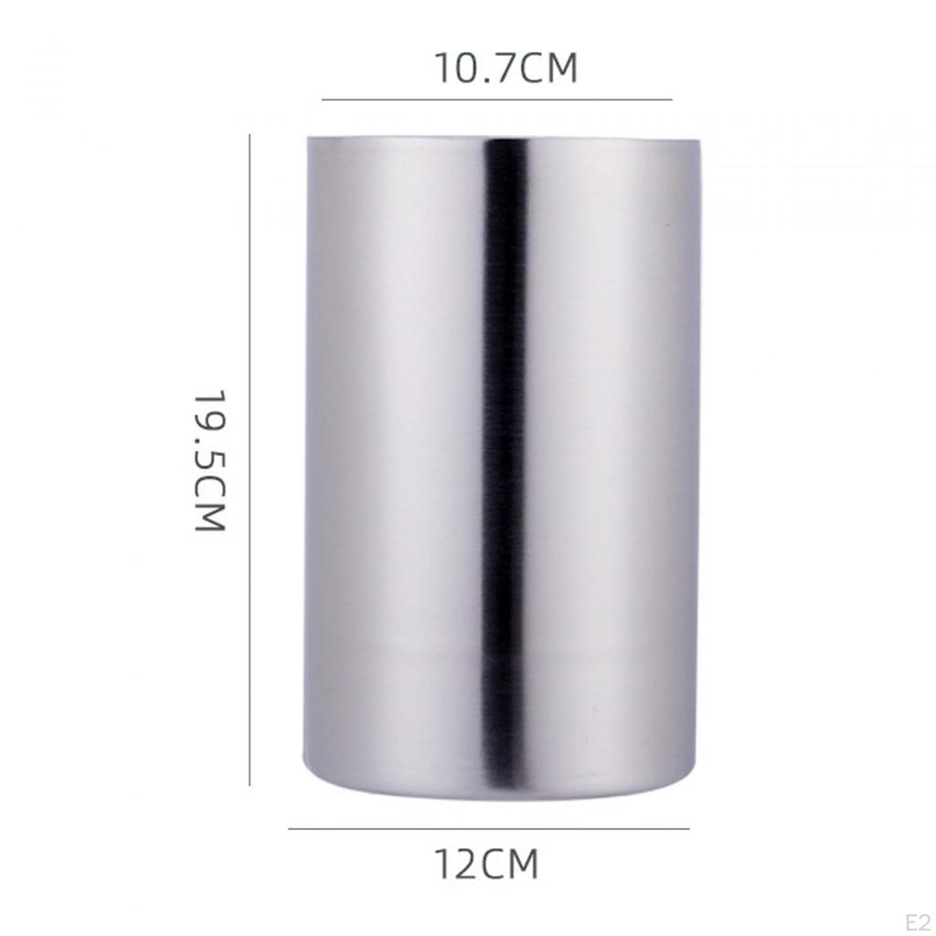 Eiskübel Kühler Edelstahl Tragbar Große Kapazität Verdickt für Festival Outdoor