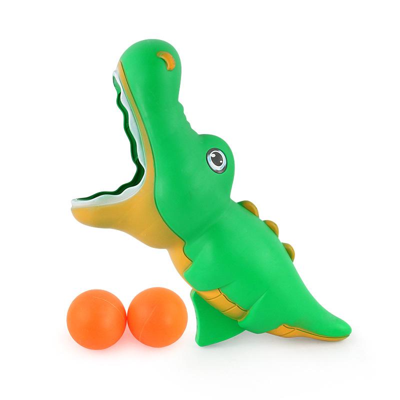 New Strange Outdoor Toys Parent-Child Interactive Cartoon Shark Dolphin Ejection Gun Docking Ball Launch Ball Table Tennis