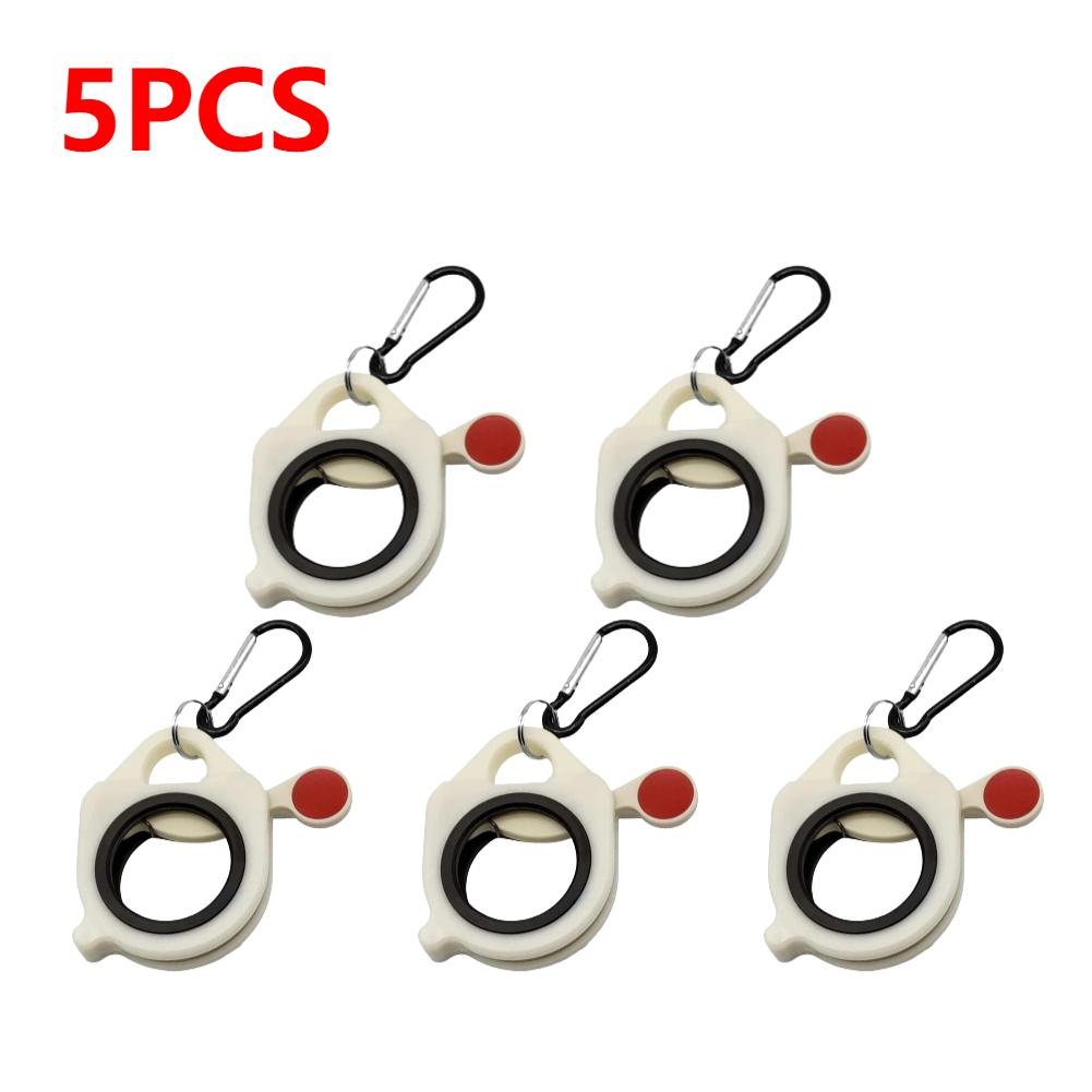 30-1PCS Fluorescent Cable Strap Organizer Storage Cable Tie Holder Portable Cable Tie Storage Tool Plastic Wire Tie Organizer