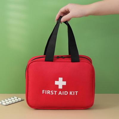 Portable Medical Travel Bag: Oxford Cloth First Aid Kit for Outdoor Emergencies