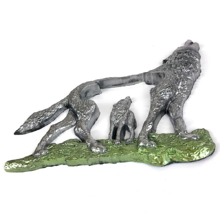 Forest Wolf Resin Molds Wall Art Pendant Silicone Mold Epoxy Casting for Home