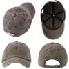 High Quality 6-Panel Baseball Cap Unisex Retro Washed Denim Distressed Streetwear Hat Blank Leopard Dobby Fruit