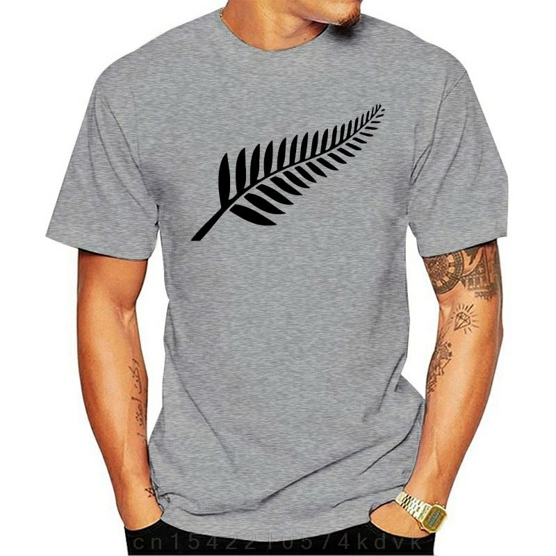 New Zealand Fern Rugbyed Tt Shirt Kiwi T Shirt  Men Women Cartoon Casual Short O-neck Broadcloth Cn(origin)