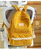 Schoolbag Korean version girl backpack polka dot lace large capacity backpack women's middle school student schoolbag leisure bag