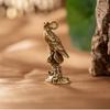 Statue d'aigle rétro en laiton, ornements pour la maison, le bureau, poupée d'aigle, artisanat, ornement de bureau, cadeau
