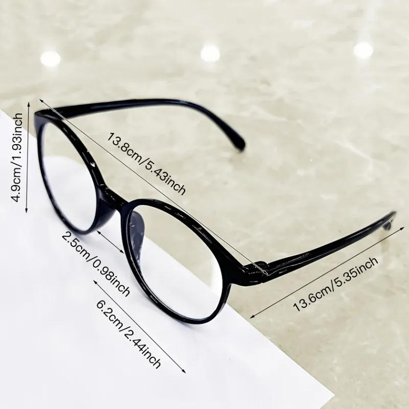 4-Pack Vintage Round Reading GlassesAnti-Blue LightElegant Candy Color Full Rim Plastic Hinges for Women