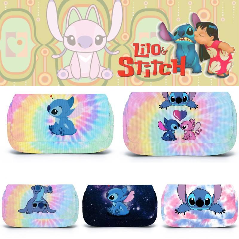 Stitch Character Pencil Case For Students Breathable And Popular 20-35l Capacity
