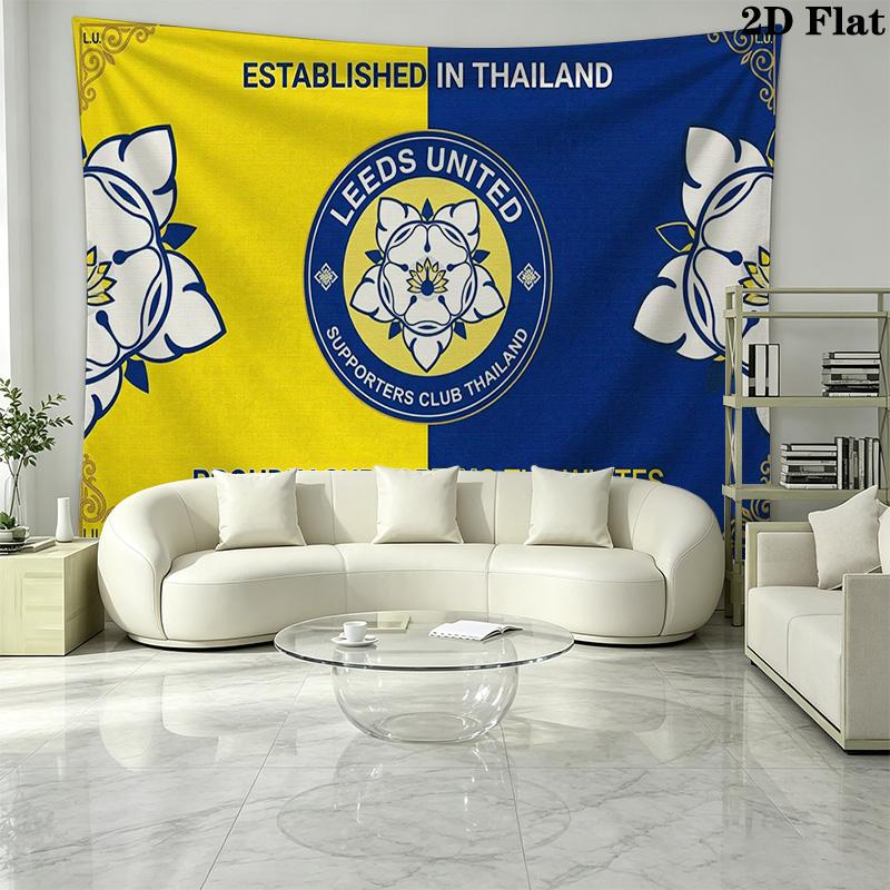 Стена Leeds United Настенный Гобелен Эстетичное Настенное Украшение Печатная Ткань Одеяло Декоративные Гобелены для Спальни Гостиной Домашний Декор