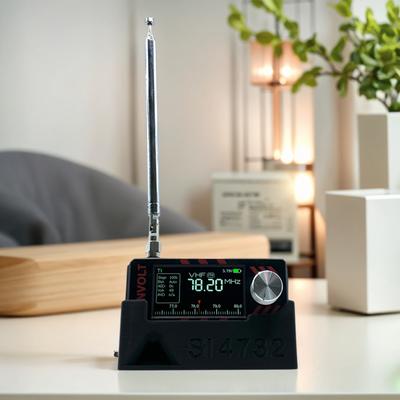 For ATS MINI SI4732 DSP Convenient Radio Stand with Built-In Sound Guide Groove Shockproof Radio Rack 3D Print Radio Accessories