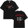 Singer Kenia Os K De Karma Tour 2026 Print T Shirt Unisex Women Vintage Oversized Cotton Tshirts Summer Harajuku Clothing Tshirt