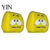 Easy Install Headrest Sleeves Car Cover, Funny Horror Cartoon Print, Stretchy Seat Covers Protector, Auto Interior Decoration for Cars SUVs Quick Fit
