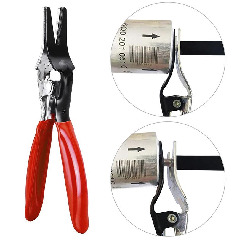 Auto Tubing Oil Pipe Separation Clamp Joint Tightening Pliers Fuel Filters Hose Tube Buckle Removal Tools Car Pipe Tools