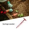 Adjustable Handheld Syringe Seeding Dispenser, Portable Flower & Grass Sowing Tool for Backyard Garden Planting
